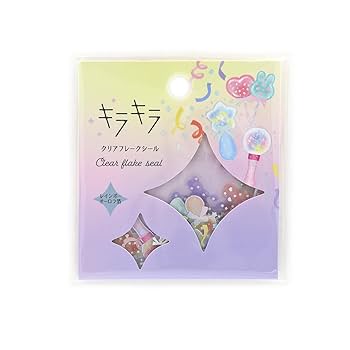 Amazon | ワールドクラフト シール キラキラフレークシール